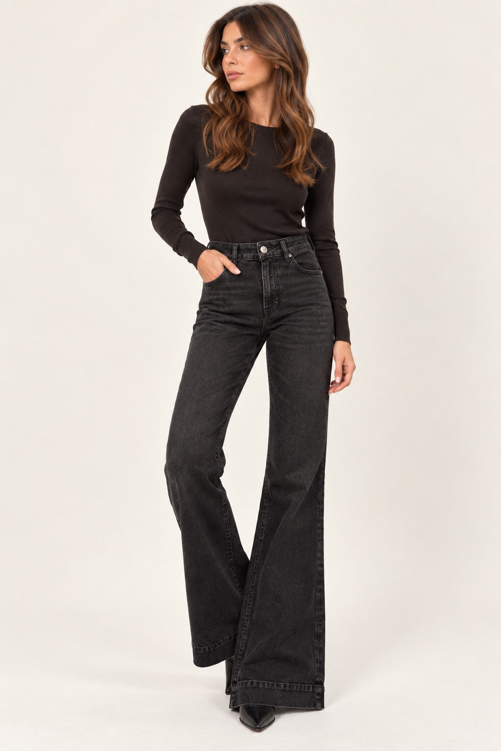 bootcut - jeans - BORLANI