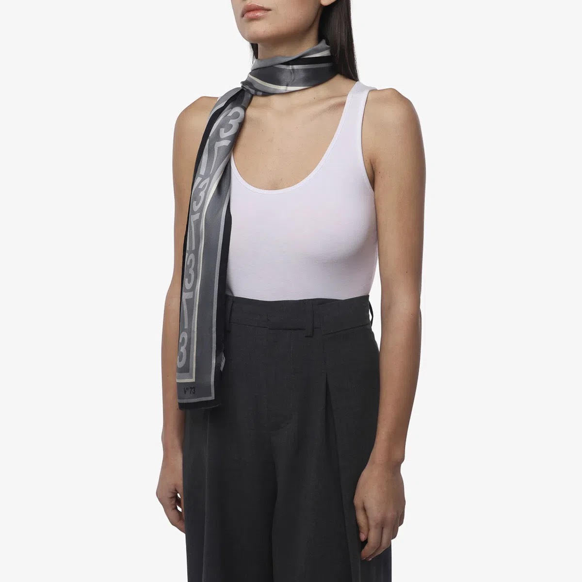 73FD6WK01 NERO/GRIGIO - FOULARD - V73