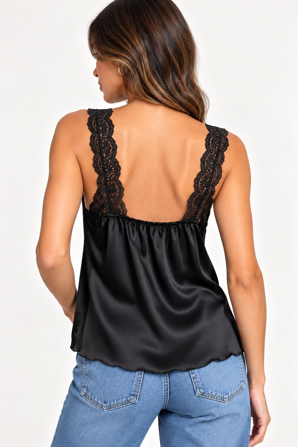 lace tank - top - BORLANI